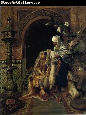 unknow artist Arab or Arabic people and life. Orientalism oil paintings  405